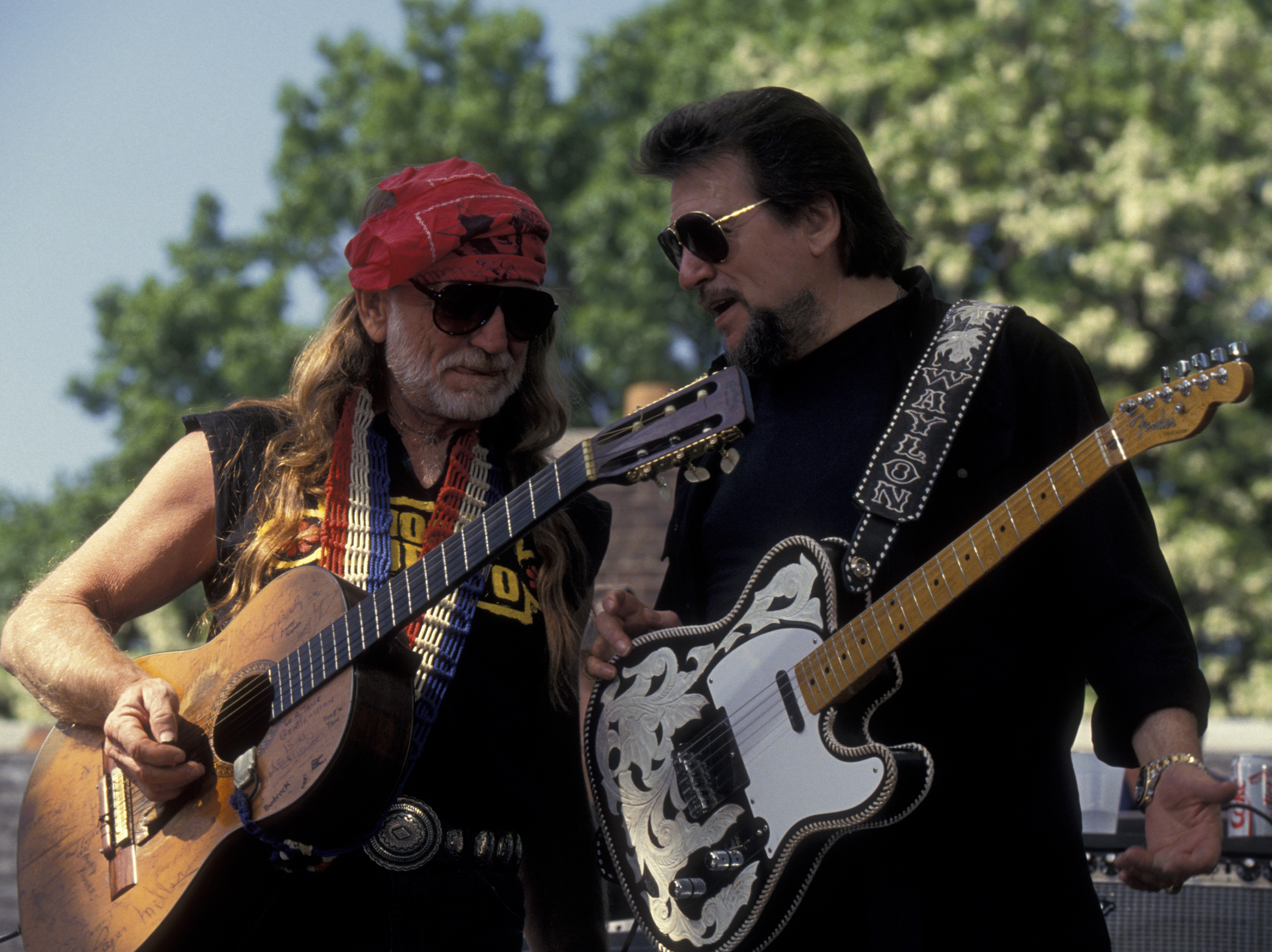 Willie Nelson and Waylon Jennings