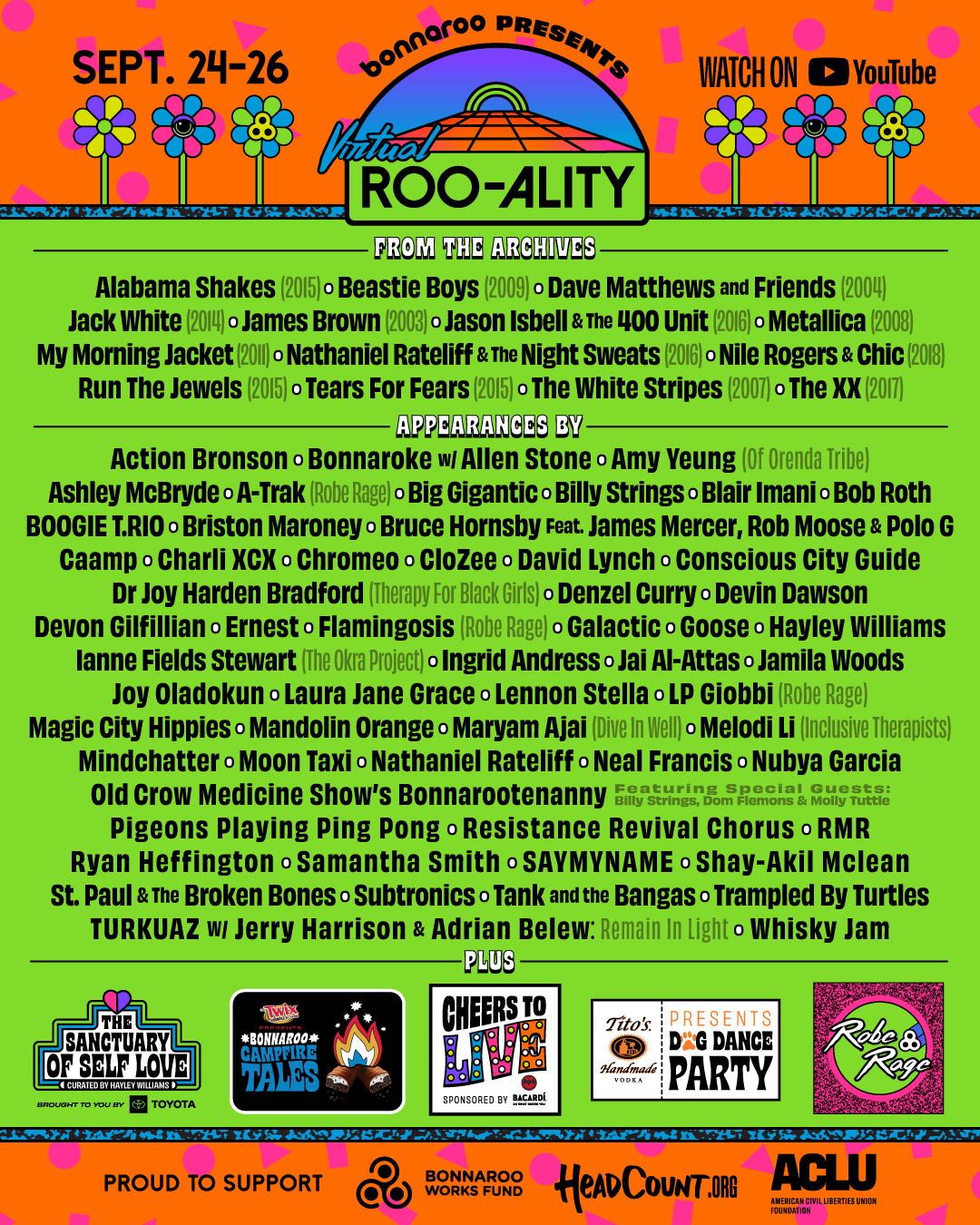 The White Stripes, Metallica and More to Appear on Bonnaroo's Virtual Roo-Ality